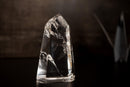 Water - Clear Lemurian Quartz Obelisk Point from Diamantina –. AAA - Grade Crystal with Exceptional Transparency and Multiple Rainbows - 1.3 Lb - E2D Crystals & Minerals