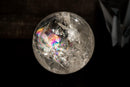 Epic Large Quartz Sphere with Rainbows – High - Grade Crystal Ball from Diamantina, Brazil (9.6 lb, 150 mm) - E2D Crystals & Minerals