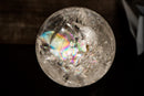 Epic Large Quartz Sphere with Rainbows – High - Grade Crystal Ball from Diamantina, Brazil (9.6 lb, 150 mm) - E2D Crystals & Minerals