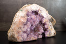 Super Extra Pink & Purple Amethyst Geode with Sparkling Druzy – All - Natural, Untreated, Self - Standing, 33 lb - E2D Crystals & Minerals