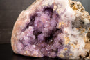 Super Extra Pink & Purple Amethyst Geode with Sparkling Druzy – All - Natural, Untreated, Self - Standing, 33 lb - E2D Crystals & Minerals