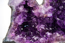 Twin Amethyst Geode Cave with Large, Deep Purple Druzy Crystals, High - Grade Brazilian Amethyst - 54 Lb - E2D Crystals & Minerals
