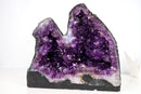 Twin Amethyst Geode Cave with Large, Deep Purple Druzy Crystals, High - Grade Brazilian Amethyst - 54 Lb - E2D Crystals & Minerals