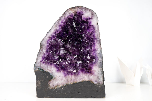Deep Purple Amethyst Cathedral Geode – Medium Size, Super - Extra Quality, Ethically Sourced, 40 Lb 14 In. - E2D Crystals & Minerals