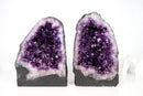 Pair of Deep Purple Amethyst Cathedral Geodes – Medium Size, Superior Quality, Ethically Sourced, 81 Lb - E2D Crystals & Minerals