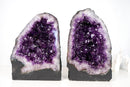 Pair of Deep Purple Amethyst Cathedral Geodes – Medium Size, Superior Quality, Ethically Sourced, 81 Lb - E2D Crystals & Minerals