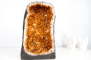 High - Grade Orange Citrine Geode Cathedral – Medium Size, Ethically Sourced, 30 lb - E2D Crystals & Minerals