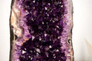 Gorgeous Amethyst Geode Cathedral – Super Extra Grade with Large Deep Violet - Purple Crystals - Medium Size: 30 lb - 18 In - E2D Crystals & Minerals
