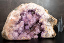 Super Extra Pink & Purple Amethyst Geode with Sparkling Druzy – All - Natural, Untreated, Self - Standing, 33 lb - E2D Crystals & Minerals