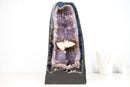Geode Cathedral with Rare Reactive fluorescent Calcite – Banded Agate and Lavender Amethyst - 17 In - 30 lb - E2D Crystals & Minerals