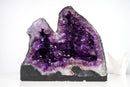 Twin Amethyst Geode Cave with Large, Deep Purple Druzy Crystals, High - Grade Brazilian Amethyst - 54 Lb - E2D Crystals & Minerals
