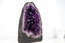 Pair of Deep Purple Amethyst Cathedral Geodes – Medium Size, Superior Quality, Ethically Sourced, 81 Lb - E2D Crystals & Minerals