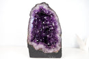 Pair of Deep Purple Amethyst Cathedral Geodes – Medium Size, Superior Quality, Ethically Sourced, 81 Lb - E2D Crystals & Minerals