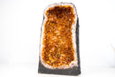 High - Grade Orange Citrine Geode Cathedral – Medium Size, Ethically Sourced, 30 lb - E2D Crystals & Minerals