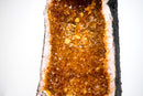 High - Grade Golden - Orange Citrine Geode Cathedral – Medium Size, Ethically Sourced, 29 lb - E2D Crystals & Minerals