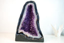 Exceptional Blue & White Lace Agate Geode with Sparkling Violet Amethyst Druzy - 15 In, 39.2 lb - E2D Crystals & Minerals