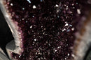 Pair of Tall Dark Purple Amethyst Cathedral Geodes – 5.54 Ft Tall - E2D Crystals & Minerals