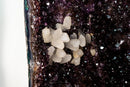 Pair of Tall Dark Purple Amethyst Cathedral Geodes – 5.54 Ft Tall - E2D Crystals & Minerals