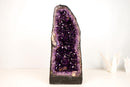 Gorgeous Amethyst Geode Cathedral – Super Extra Grade with Large Deep Violet - Purple Crystals - Medium Size: 30 lb - 18 In - E2D Crystals & Minerals