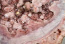 XL Gallery - Grade Pink Amethyst Geode with Rose Druzy on Botryoidal Flowers - E2D Crystals & Minerals