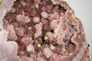 XL Gallery - Grade Pink Amethyst Geode with Rose Druzy on Botryoidal Flowers - E2D Crystals & Minerals