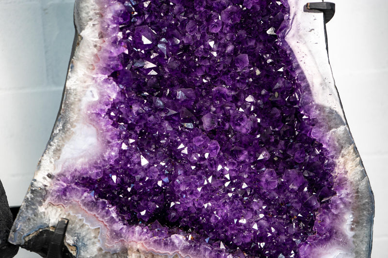 Amethyst Geode Butterfly Wings – Intense Violet Purple Color - E2D Crystals & Minerals