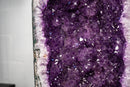 Pair of Natural Galaxy Purple Amethyst Geodes with Sparkling Violet Color - E2D Crystals & Minerals