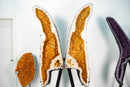 Giant 7.22 Ft Citrine Butterfly Geode Wings - E2D Crystals & Minerals