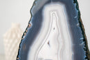 All - Natural Blue & White Agate Lace Geode - E2D Crystals & Minerals