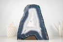 All - Natural Blue & White Agate Lace Geode - E2D Crystals & Minerals