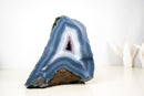 Intact Blue & White Lace Agate Geode – All - Natural Collector - Grade - E2D Crystals & Minerals