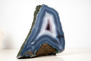 Intact Blue & White Lace Agate Geode – All - Natural Collector - Grade - E2D Crystals & Minerals