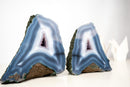 Set of Intact Blue & White Lace Agate Geodes – Collector - Grade Agate - E2D Crystals & Minerals