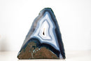 Collector - Grade Blue & White Lace Agate Geode – A Natural Artwork - E2D Crystals & Minerals