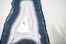 All - Natural Blue & White Agate Lace Geode - E2D Crystals & Minerals