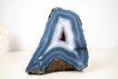 Intact Blue & White Lace Agate Geode – All - Natural Collector - Grade - E2D Crystals & Minerals