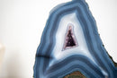 Intact Blue & White Lace Agate Geode – All - Natural Collector - Grade - E2D Crystals & Minerals