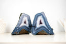 Set of Intact Blue & White Lace Agate Geodes – Collector - Grade Agate - E2D Crystals & Minerals