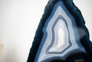 Rare Blue & White Lace Agate Geode – Collector’s Display Specimen - E2D Crystals & Minerals