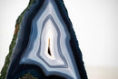 Collector - Grade Blue & White Lace Agate Geode – A Natural Artwork - E2D Crystals & Minerals