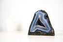 Small Agate Geode with Lace Agate Druzy and Blue Banded Agate - E2D Crystals & Minerals