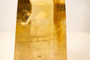 AAA - Grade Golden Honey Citrine Obelisk with Graphite Rutile Inclusions - E2D Crystals & Minerals