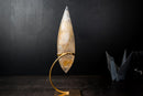 Golden Healer Quartz Flame Sculpture – Delicate Hematoid Crystal - E2D Crystals & Minerals