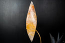 Golden Healer Quartz Flame Sculpture – Delicate Sculptural Hematoid Crystal - E2D Crystals & Minerals