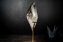 High - Grade Water - Clear Lemurian Quartz Flame Sculpture - E2D Crystals & Minerals