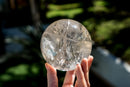 Natural Clear Quartz Crystal Sphere of Extra - Quality - from Diamantina - E2D Crystals & Minerals