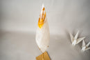 25 - Inch Golden Healer Quartz Flame – Hand - Sculpted Hematoid Quartz - E2D Crystals & Minerals