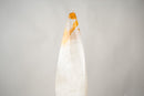 25 - Inch Golden Healer Quartz Flame – Hand - Sculpted Hematoid Quartz - E2D Crystals & Minerals
