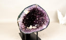 Amethyst Geode with Rare Calcite Crystal Inclusion - E2D Crystals & Minerals