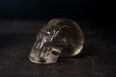 AAA - Grade Smoky Citrine Quartz Skull – Small Hand - Carved Honey Citrine Crystal - E2D Crystals & Minerals